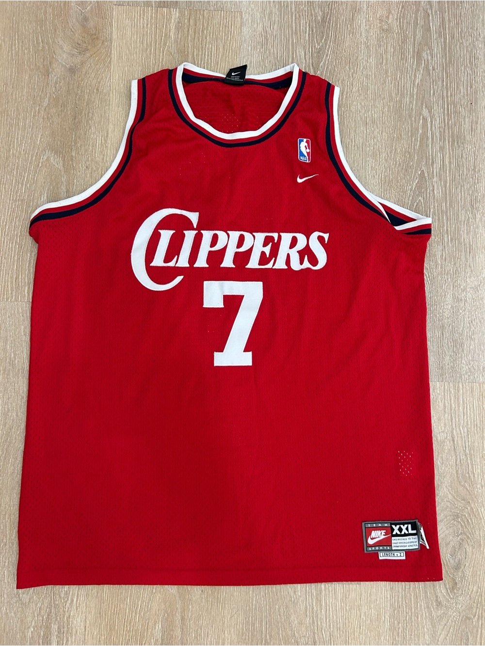 Rare Y2K Los Angeles Clippers Lamar Odom NBA Sewn Nike Jersey Size Men’s 2XL